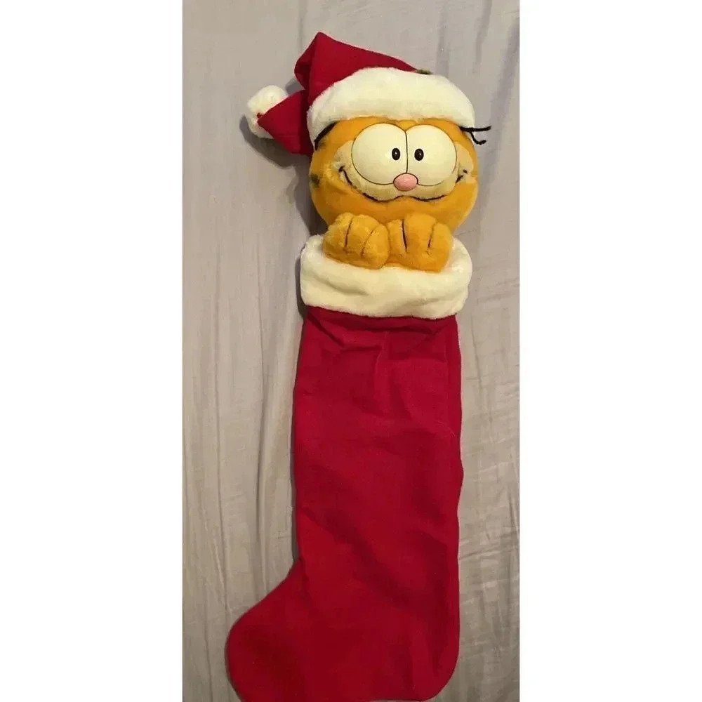 ‎Garfield Christmas Stocking United Syndicate Rare Vintage Dakin 1978-81